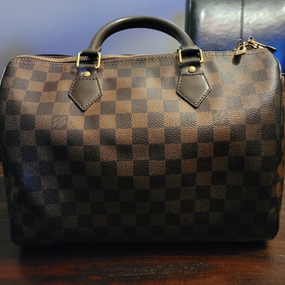 Louis Vuitton Speedy 30 Bandoulière - Damier Ebene - Picture 2 of 12